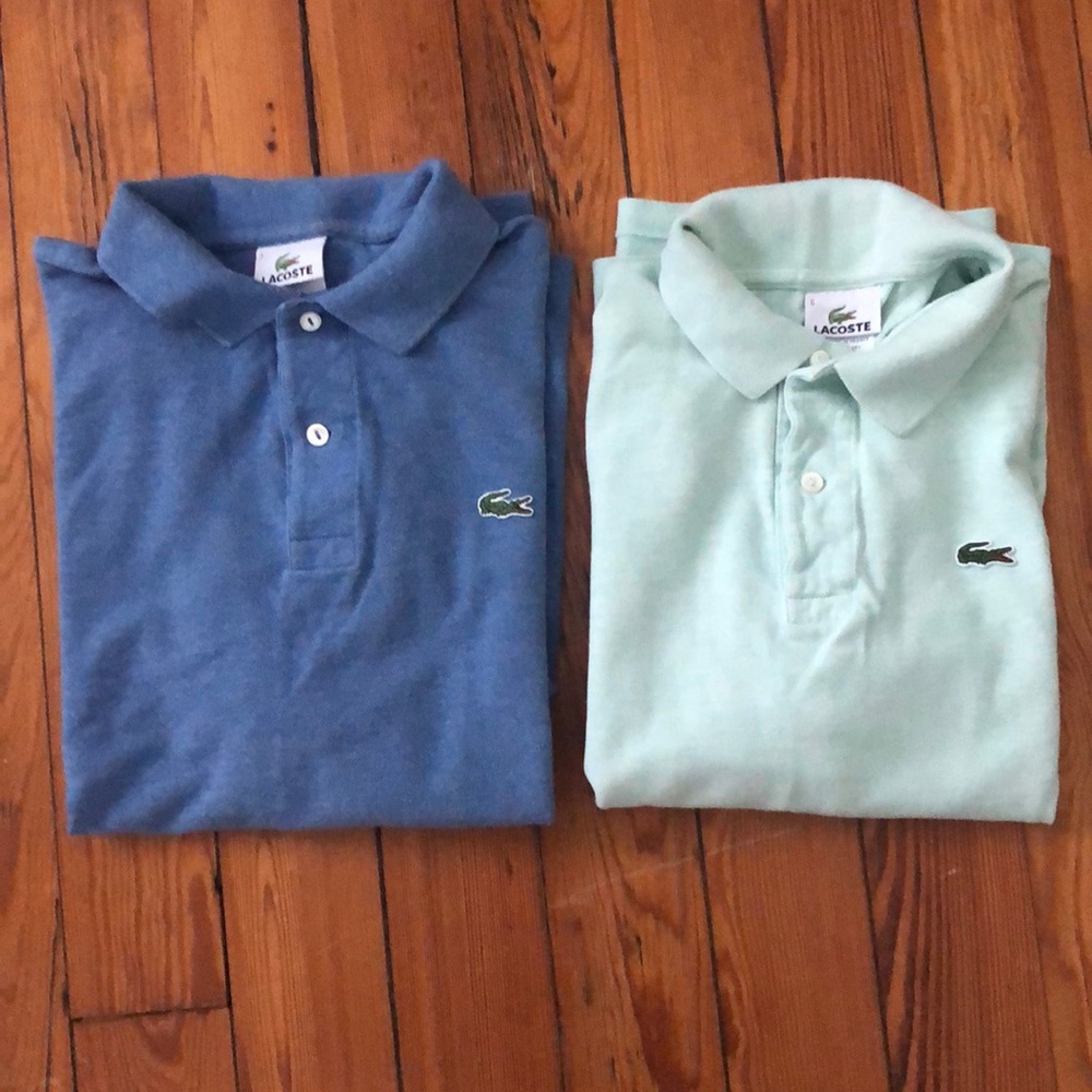 Mens lacoste classic fit polo lot